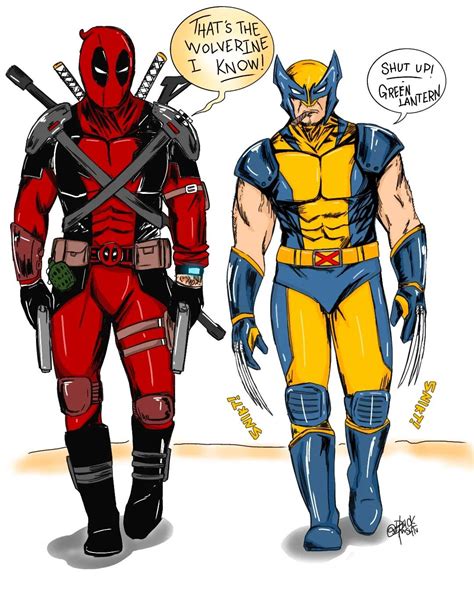 Deadpool Wolverine by BlackMishtu on DeviantArt