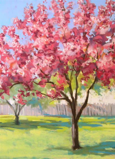 how topaint a spring tree | Acrylic painting flowers, Tree painting, Impressionist paintings ...