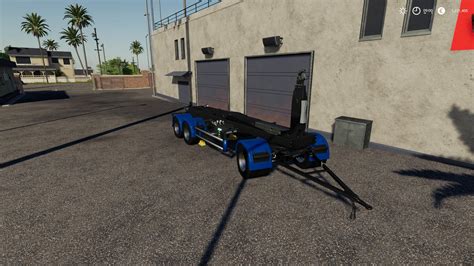 3-axle hooklift Trailer v 1.0 - FS19 mod - FS19.net