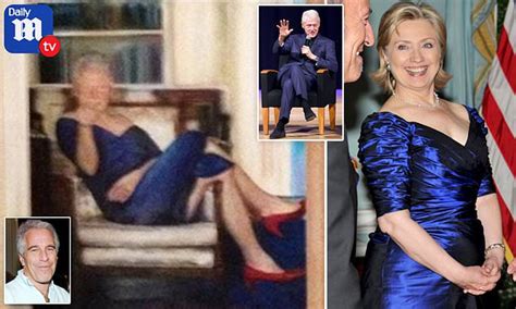 Jeffrey Epstein had a painting of Bill Clinton wearing a blue DRESS and ...