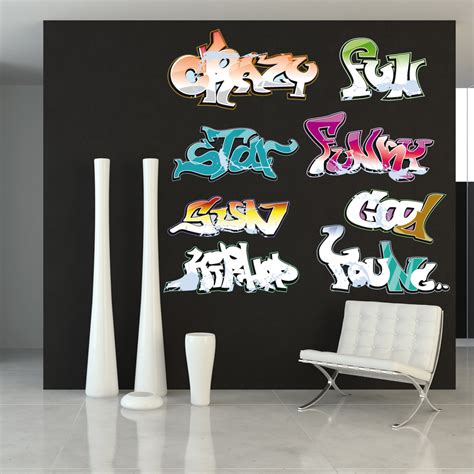 Wallstickers folies : Graffiti Set Wall Stickers