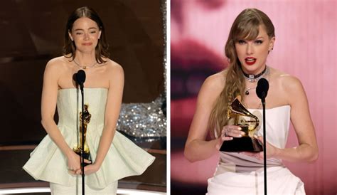 Emma Stone drops sweet Taylor Swift reference in Oscars acceptance ...