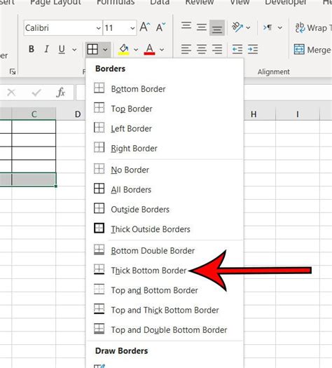 How to Make a Thicker Bottom Border in Microsoft Excel - Solve Your Tech