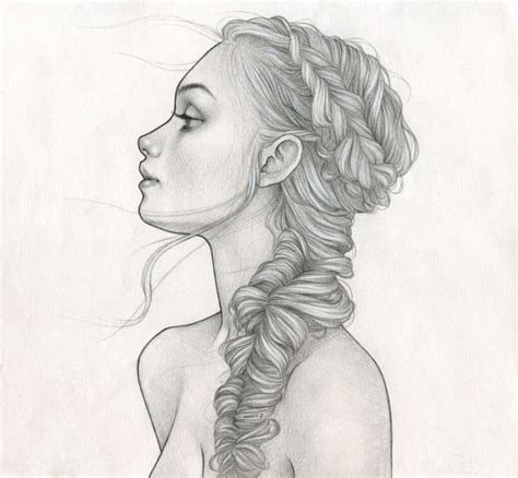 Braid Drawing Reference and Sketches for Artists