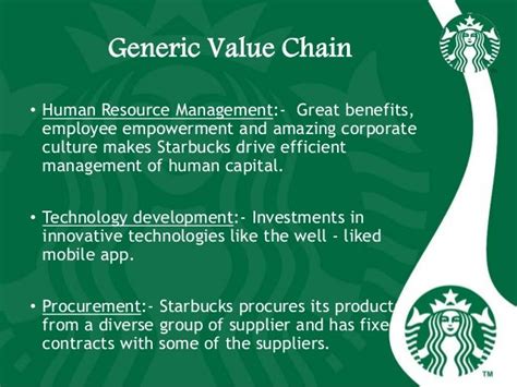 ️ Starbucks value chain. Value Chain Analysis Example Using Primary Activities. 2019-01-08