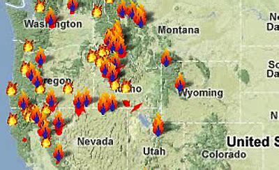 North Idaho Fire Map