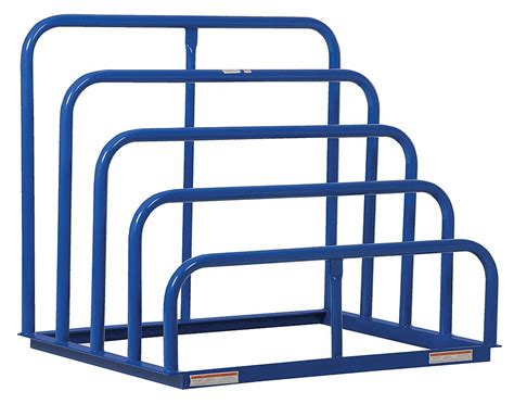 GAV Starter Vertical Sheet Storage Rack with None Decking and 4 Shelves, 47-3/8"W x 36"D x 41-3/ ...