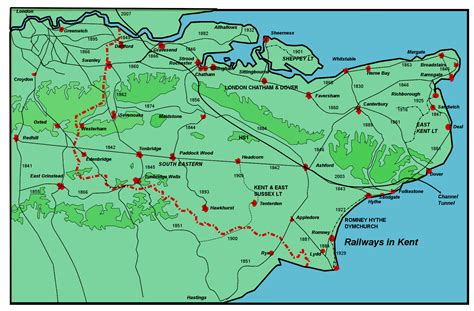 Rail Map Of Kent