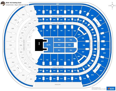 United Center Concert Seating Chart - RateYourSeats.com