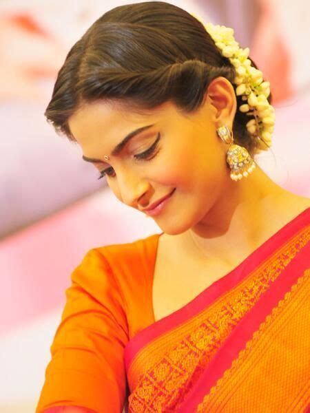 Bun Hairstyle With Saree - Threads - WeRIndia