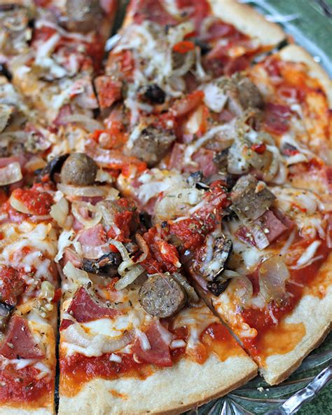 National Sausage Pizza Day | Spicy Multi-Sausage Pizza – The Foodie ...