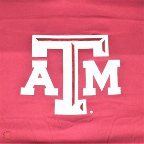 LOGO Red Maroon White Texas A&M University Sweatshirt Blanket New with ...