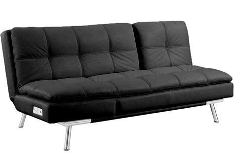 black leather futon sleeper palermo serta modern lounger the Serta Sofa Sleeper - PriceCo ...