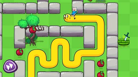 Treasure Fetch - Adventure Time Snake Game App for Kids by Cartoon Network - YouTube