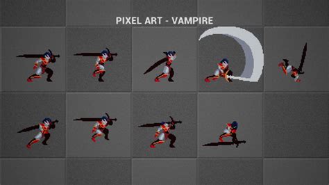 Pixel Art Vampire in 2D Assets - UE Marketplace