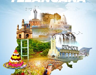 Telangana Tourism Projects | Photos, videos, logos, illustrations and branding on Behance