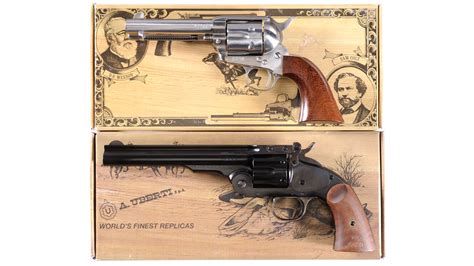 Two Uberti Single Action Revolvers | Rock Island Auction