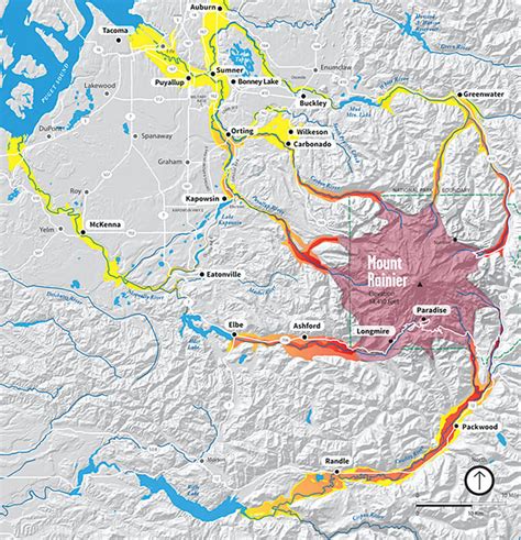 Mount Rainier Eruption Simulation