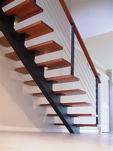 steel single stringer staircase | Stairs | Pinterest | Cable, Steel stairs and Staircases