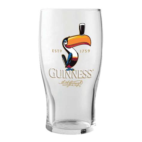 Guinness Est. 1759 Toucan Pint Glass