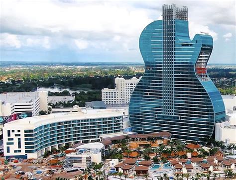 Hotel em formato de guitarra é atração perto de Miami - Enjoy Miami