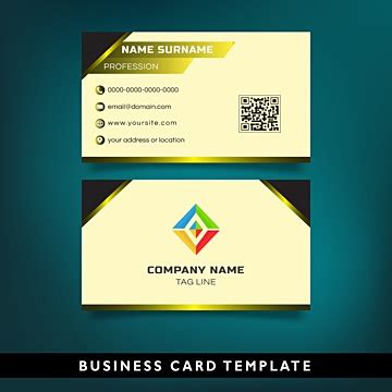 Stylish Minimalist Business Card Template Design Vol 49 Vector Template ...