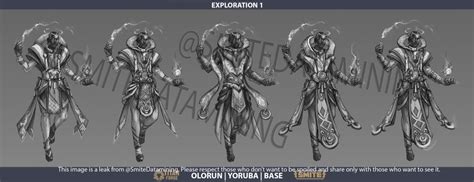 Smite Datamining – Olorun Concept and Final Art - Smite Datamining