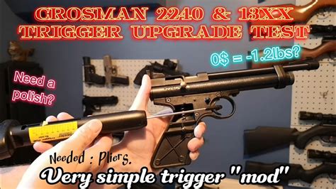 FREE & Easy Trigger Upgrade for Crosman 2240/13XX \\ A must do mod to ...