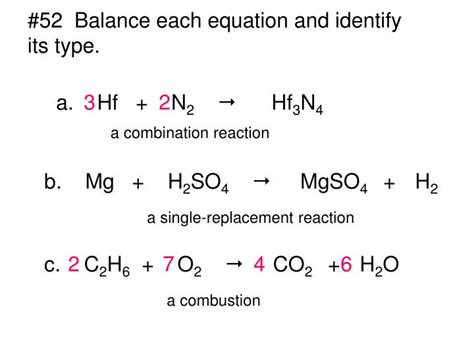 Single Replacement Equations - Tessshebaylo