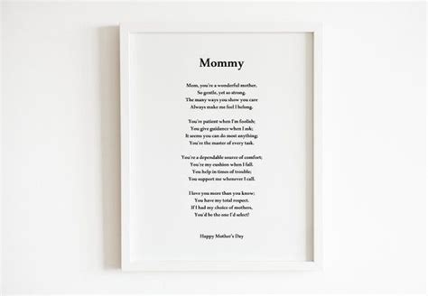 Custom Anniversary Gift, Paper Gifts Anniversary, Anniversary Gifts For Couples, Mother Poems ...