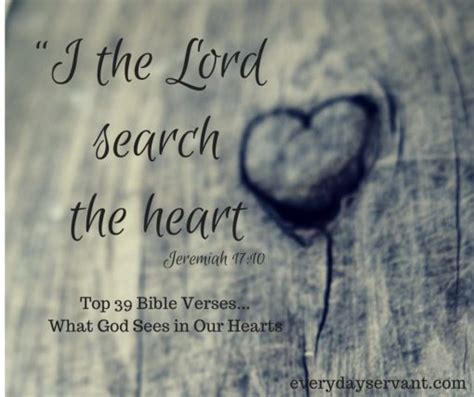 Top 39 Bible Verses-What God Sees In Our Hearts