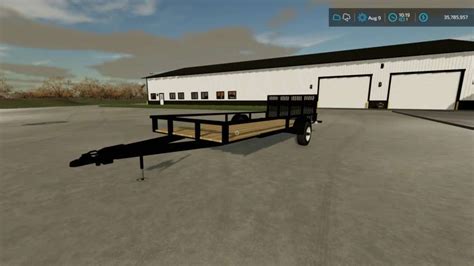 Big Tex Utility Trailer Converted v1.0 | FS22 Mod Download