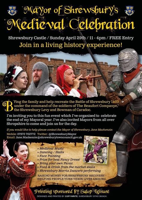 Medieval Celebration at Shrewsbury Castle | Shrewsbury Morris