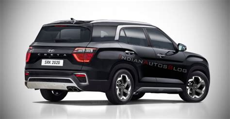 7-seat Hyundai Creta (2021 launch) - IAB Rendering