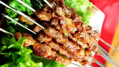 Grilled Pork Skewers - White TV | Pork recipes, Bun cha, Kebab