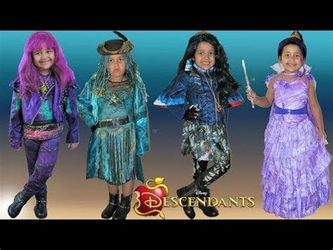 Descendants 2 Mal and Evie Costumes and Makeup - YouTube | Evie costume ...