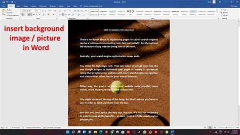 How To Insert A Full Page Background Image In Word - Infoupdate.org