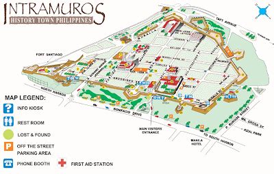 Map Of Intramuros Manila