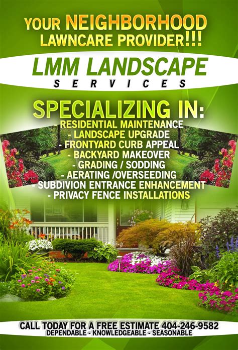 30 Free Lawn Care Flyer Templates [Lawn Mower Flyers] ᐅ TemplateLab