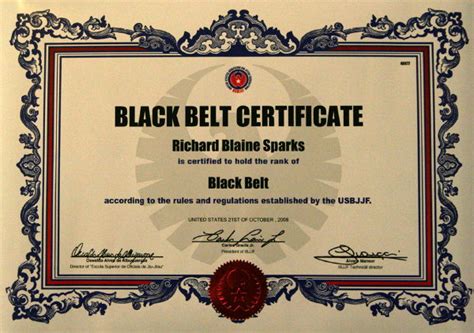 Best Of black belt certificate Black belt training & certification