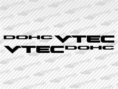 Honda VTEC DOHC Decal stickers