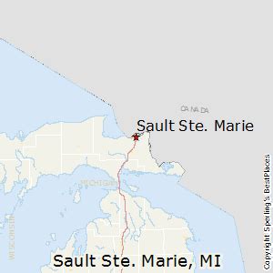 Map Of Sault Ste Marie Michigan - Maping Resources