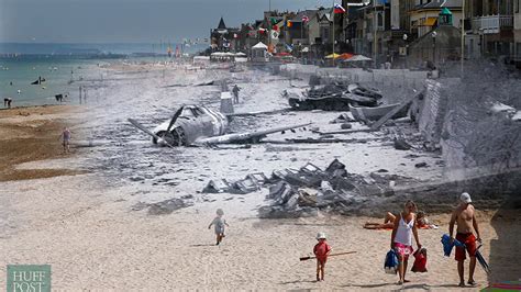 11 Incredible D-Day Landing Pictures That Show The Beaches Then And Now | HuffPost null