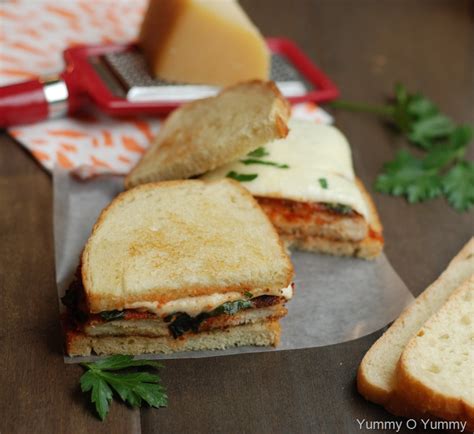 Chicken Parmesan Sandwich | Yummy O Yummy