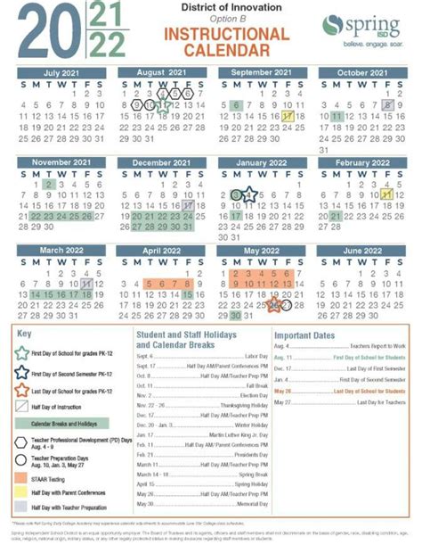 Spring ISD approves calendar for 2021-2022 school year