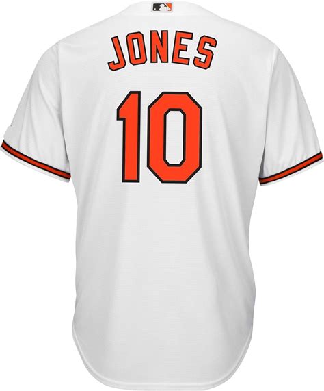 Base Cool Youth White #10 Orioles Baltimore Jones Adam Outerstuff Home ...