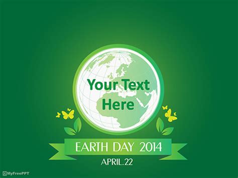 Free Earth Day Festival PowerPoint Template - Download Free PowerPoint PPT