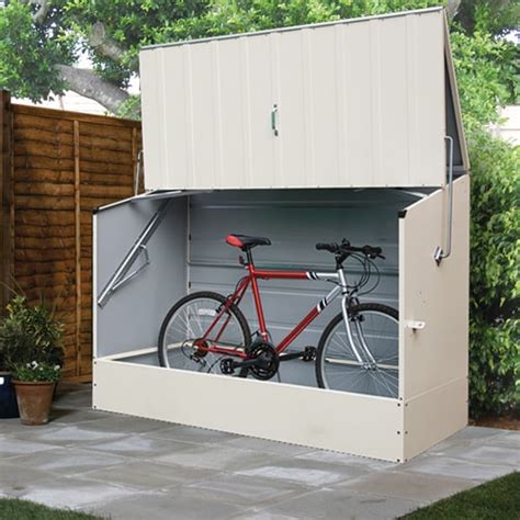 Shop Trimetals Cream Outdoor Heavy Duty Steel Bicycle Storage Locker ...