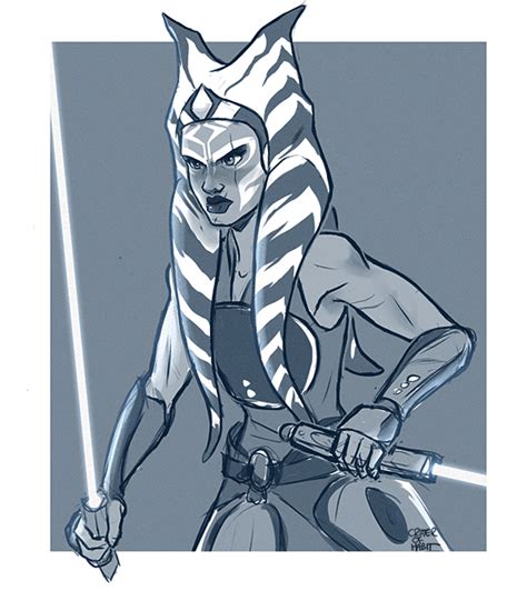 Be brave & be kind, Screenshot redraws of Rebels Ahsoka because the...