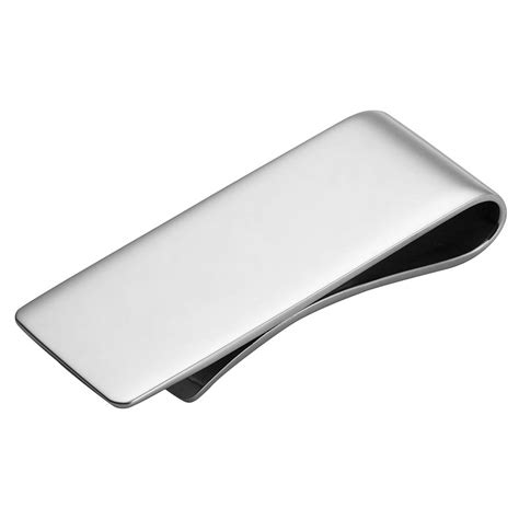 personalised silver money clip by hersey silversmiths ...